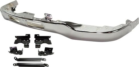 Garage-Pro Front Bumper Compatible with GMC SIERRA 2003-2007 Chrome with Fog Light Hole with Bracket Old Body Style in Saudi Arabia