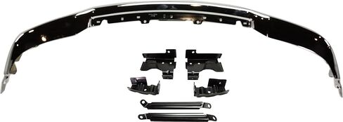 Garage-Pro Front Bumper Compatible with GMC SIERRA 2003-2007 Chrome with Fog Light Hole with Bracket Old Body Style in Saudi Arabia