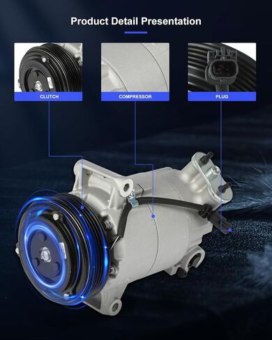 ECCPP AC Compressor Fast Cooling 2013-2016 Fit for Buick Verano 2.0L 2.4L Air Conditioning Compressor in Saudi Arabia