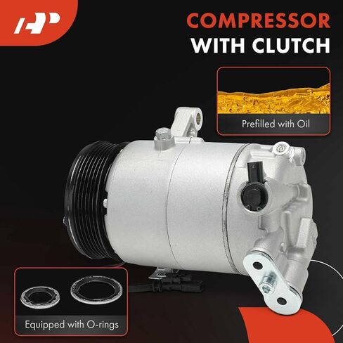 A-Premium Air Conditioner AC Compressor with Clutch Compatible with Chevrolet Corvette 2014-2019, 6.2L in Saudi Arabia