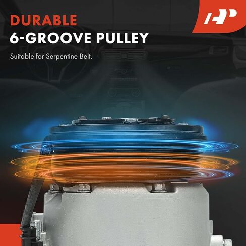 A-Premium Air Conditioner AC Compressor with Clutch Compatible with Chevrolet Corvette 2014-2019, 6.2L in Saudi Arabia