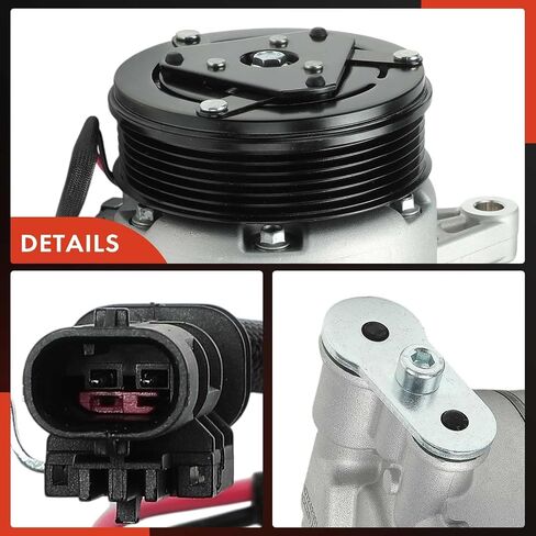 A-Premium Air Conditioner AC Compressor with Clutch Compatible with Chevrolet Corvette 2014-2019, 6.2L in Saudi Arabia