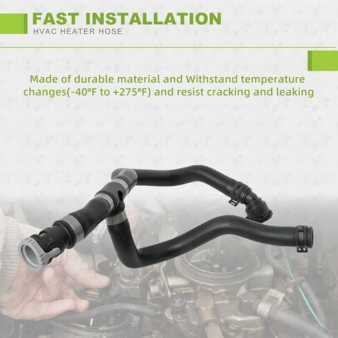 طقم خرطوم سخان المياه بمدخل ومخرج HVAC مناسب لسيارة Ford Escape 2013-2019 مناسب لسيارة Lincoln MKC 2017-2019 (CV6118K579TE) in Kuwait