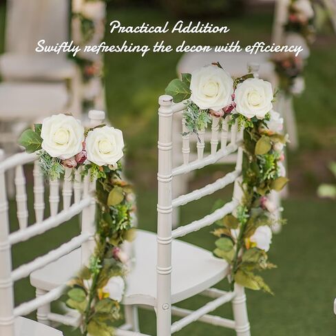 60pcs Artificial Flowers, White Foam Roses with Stems for DIY Wedding Bouquets Fake Flowers, White Roses, Artifical White Roses for Party Tables Decoration in Saudi Arabia