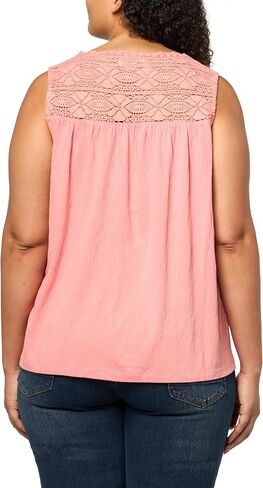 Lucky Brand Women's Lace Trim Tank in Kuwait