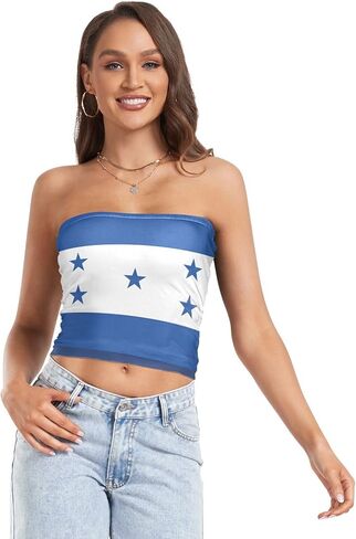 Womens Tube Tops Crop Tops Sexy Strapless Tank for Summer in Kuwait