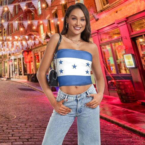 Womens Tube Tops Crop Tops Sexy Strapless Tank for Summer in Kuwait