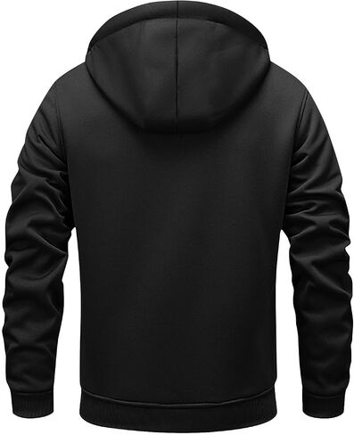 bmkBWO Fleece Lined Hoodies for Men,Heavyweight Zip Up Thicken Sherpa Sweatshirt Hooded Winter Warm Jackets Coats 2025 in Saudi Arabia