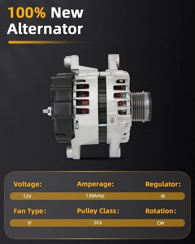 OCPTY Alternators 11702 2014-2015 for Hyundai for Tucson 2.4L,2015-2016 for Kia for Sportage 2.0L,2014-2016 for Kia for Sportage 2.4L in Saudi Arabia