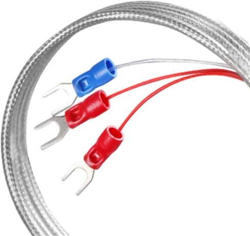 WZPT-03 PT100 M8 Threaded Type Probe Temperature Sensor Thermocouple with 1/2/3/5m Waterproof High 3 Wire Cable(PT100 Type M8 8m) in Saudi Arabia