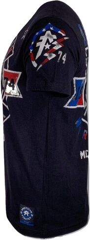 American Fighter Men's T-Shirt Silver Lake Crew Neck Black in Saudi Arabia