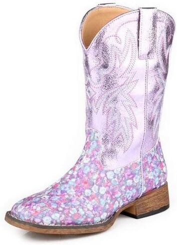 ROPER Girl's Glitter Bloom (Toddler/Little Kid) Western Boot in Saudi Arabia