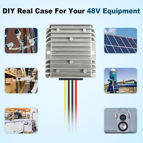 2pcs DC 12/24V إلى 5V محول 3A 15W ، التنحي لأسفل المحول ، مخفض الجهد محولات الطاقة المقاومة للماء IP68 in Kuwait