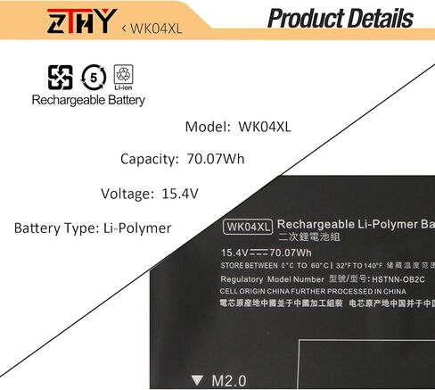 Zthy AE03XL استبدال بطارية الكمبيوتر المحمول لـ HP 240 G10 /245 G10 /246 G10 /250 G10 /255 G10 /256 G10 14-EE 14Z-EM 14-EP 14T-EP 15Z 15Z-FC 15-FD 15T- FD AE03041XL N21969-005 N20951-171 N20951-CC1 in Kuwait