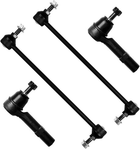 SCITOO 4pcs Front Suspension Kit Outer Tie Rod End Sway Bar End Link Fit 2008-2016 For Buick Enclave 2009-2016 For Chevrolet Traverse 2007-2016 For GMC Acadia 2007-2010 For Saturn Outlook in Saudi Arabia