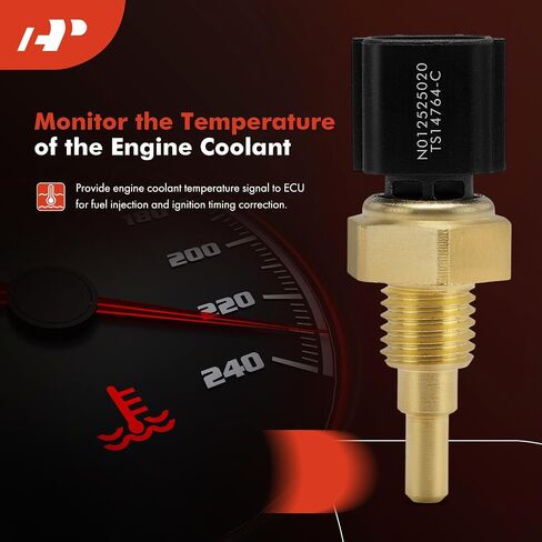 A-Premium Engine Coolant Temperature Sensor [2 Pins] Compatible with Subaru & Scion & Toyota, fits Outback 2013-2019, Forester 2013-2018, Impreza, Crosstrek, Legacy, Tribeca, WRX STI, BRZ, 86, FR-S in Saudi Arabia
