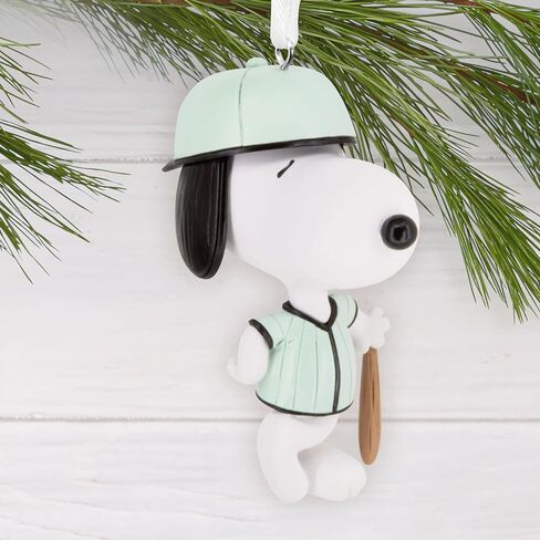Hallmark Peanuts Snoopy Baseball Player Christmas Ornament, Gifts for Peanuts Fans in Saudi Arabia