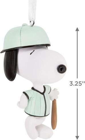 Hallmark Peanuts Snoopy Baseball Player Christmas Ornament, Gifts for Peanuts Fans in Saudi Arabia