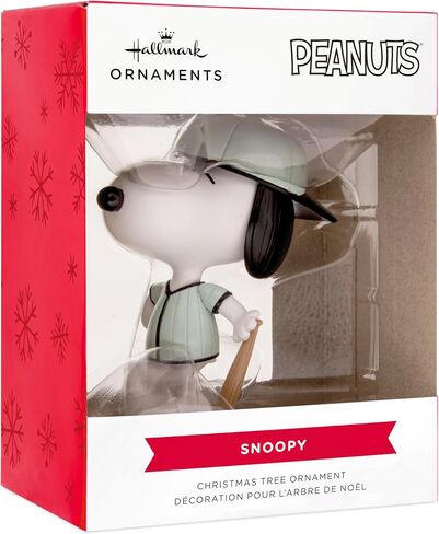 Hallmark Peanuts Snoopy Baseball Player Christmas Ornament, Gifts for Peanuts Fans in Saudi Arabia