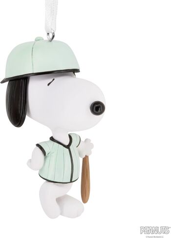 Hallmark Peanuts Snoopy Baseball Player Christmas Ornament, Gifts for Peanuts Fans in Saudi Arabia