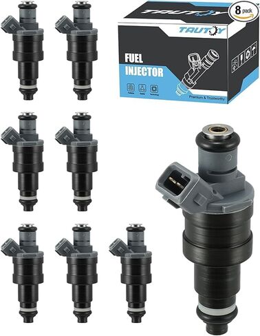 حاقن الوقود FJ682 8 قطعة (5.2L 5.9L) لدودج B1500، B2500، B3500، رام 1500، رام 1500 فان، رام 2500، رام 2500 فان، رام 3500، رام 3500 فان، دورانجو، داكوتا، لسيارة جيب جراند شيروكي، RL030778AB FJ10247 in Saudi Arabia