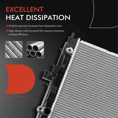 A-Premium Engine Coolant Radiator with Transmission Oil Cooler Compatible with Chevrolet Camaro 2016-2020 & Cadillac CTS 2016-2018 ATS 2016-2019, Replace# 23452329 in Saudi Arabia
