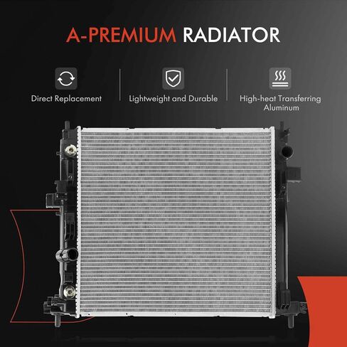 A-Premium Engine Coolant Radiator with Transmission Oil Cooler Compatible with Chevrolet Camaro 2016-2020 & Cadillac CTS 2016-2018 ATS 2016-2019, Replace# 23452329 in Saudi Arabia