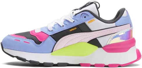حذاء رياضي PUMA Kids Girls Rs 2.0 Glowing Up برباط كاجوال - أزرق، متعدد in Saudi Arabia