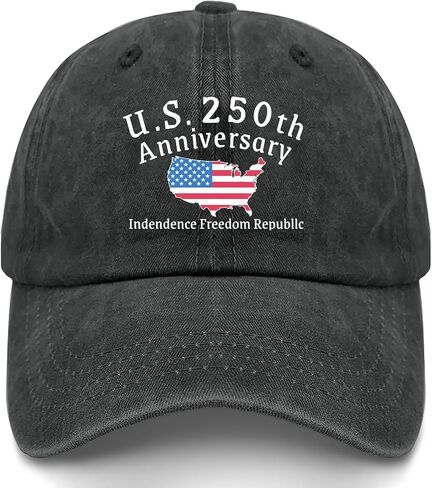 الذكرى السنوية الـ 250 لـ Retroes 1776 2026 قبعات كلاسيكية للأصدقاء مغسولة in Saudi Arabia