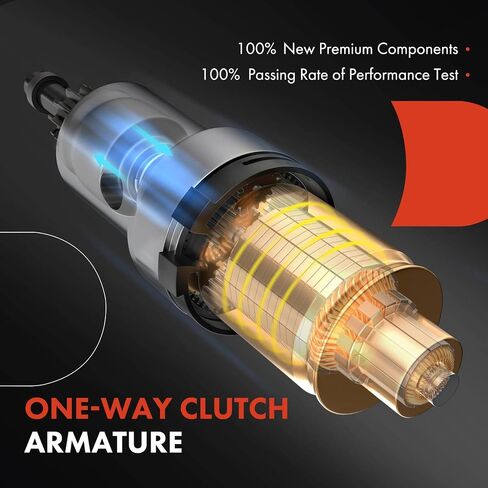 A-Premium Starter Motor Compatible with Nissan Pathfinder 2011-2012, Titan 2010 2012-2015 2017-2022, Titan XD 2016-2022, Armada 2010-2015, NV2500, NV3500 & Infiniti QX80, M56, 12V 2.0KW 9-Teeth CW in Saudi Arabia