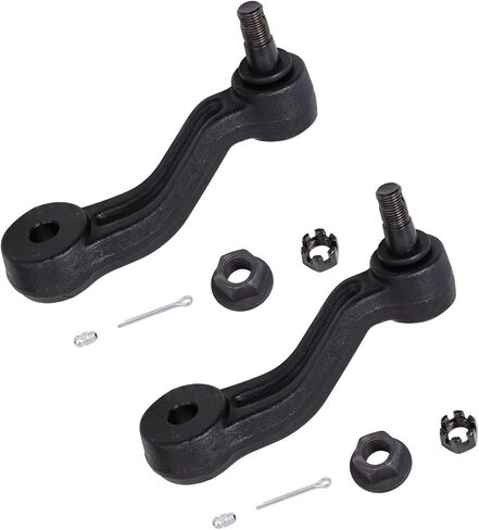 Detroit Axle - 17pc Front Suspension Kit for 96-02 Chevy GMC Express Savana 1500 2500 Idler Arms & Brackets Pitman Arm Tie Rods Sway Bar Links Ball Joints Adjusting Sleeves Replacement in Saudi Arabia