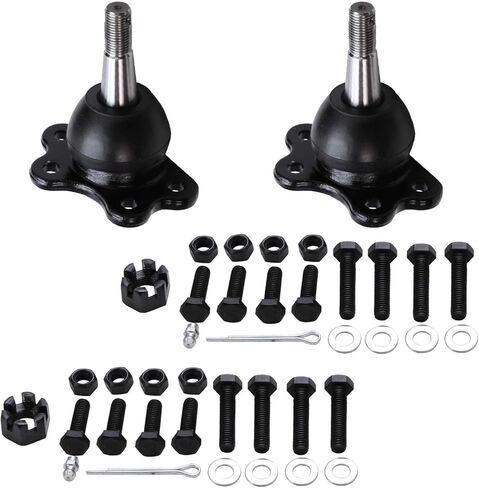 Detroit Axle - 17pc Front Suspension Kit for 96-02 Chevy GMC Express Savana 1500 2500 Idler Arms & Brackets Pitman Arm Tie Rods Sway Bar Links Ball Joints Adjusting Sleeves Replacement in Saudi Arabia