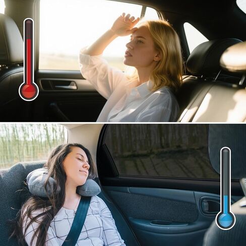 Car Side Window Shade, 4pcs Stretchy Mesh Car Window Screen Sun Shade Mosquito Net Cover Reduce Heat Privacy Shade for Car Camping Trip, S in Saudi Arabia