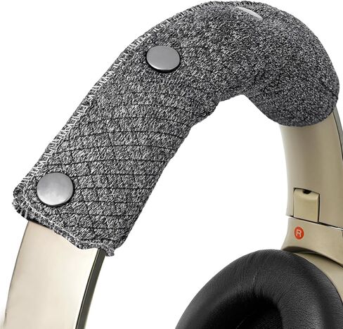 غطاء رأس سماعة رأس Gevo لـ Anker Soundcore Q20 ، Q20i ، Q20+، Q30 ، Q35 ، Q45 ، وسادة عقال النسيج الإسفنجية سهلة التثبيت غير المطلوبة (أسود) in Kuwait