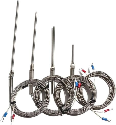 1PC M8 Screw Thermocouple K J E PT100 Type 150mm Probe Temperature Sensor for Industrial Temperature Controller(Length 0.5m M8 E) in Saudi Arabia