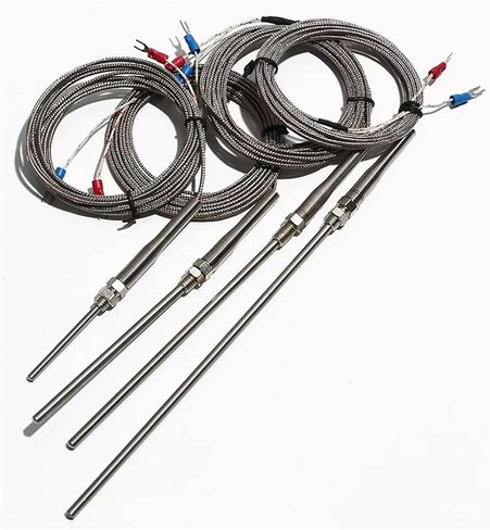 1PC M8 Screw Thermocouple K J E PT100 Type 150mm Probe Temperature Sensor for Industrial Temperature Controller(Length 3m M8 E) in Saudi Arabia