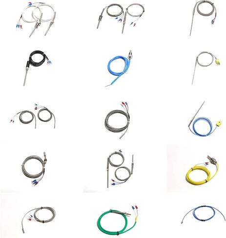 1PC M8 Screw Thermocouple K J E PT100 Type 150mm Probe Temperature Sensor for Industrial Temperature Controller(Length 3m M8 E) in Saudi Arabia