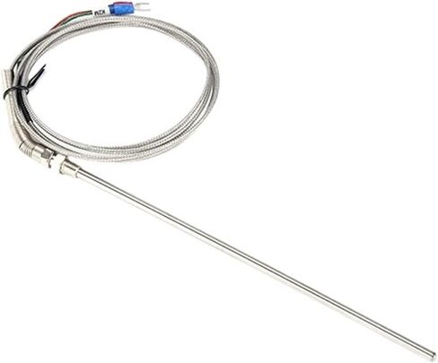 5/16' K J PT100 Type 1m 2m 3m 5m Wire Cable 200mm Probe Thermocouple Temperature Sensor for Temp Controller(J 5m) in Saudi Arabia