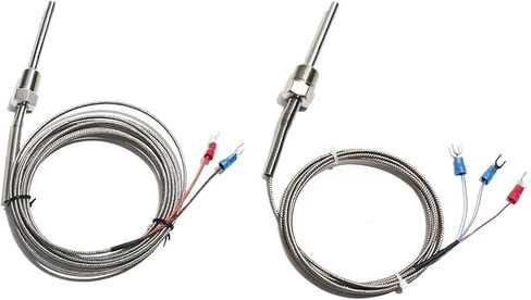 1PC K/PT100 Type Thread Stainless Steel Probe 800°C Degree Thermocouple Tube Temperature Controller 150mm(Custom Made) in Saudi Arabia