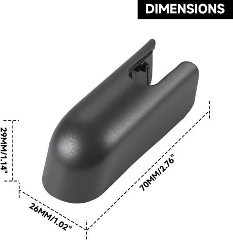 Premium Rear Windshield Wiper Arm Nut Cover Cap for Nissan Kicks 2018-2021 for Nissan Juke 2014-2017 | Weather-Resistant Plastic | Replaces 28782-ED500 in Saudi Arabia