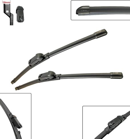 Front Windshield Wiper Blade For ALFA ROMEO GIULIA 2017-2021 24" 18" Premium All-Season OEM Quality 2M PLASTIC in Saudi Arabia