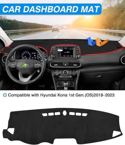 Cartist Dashboard Cover Compatible with Honda Passport 2019-2023 2024 2025 Accessories Dash Cover Mat Pad Anti-Slip Black Sude Material（Without HUD） in Kuwait