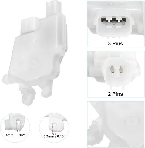 ACROPIX Rear Left Driver Side Door Latch Lock Actuator Replacement Fit for Honda Odyssey - Pack of 1 White in Saudi Arabia