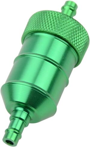 GOOFIT Aluminum Fuel Gas Filter for 5-7 mm Oil Tube Mini Pocket Bike Pit Dirt Motorcycle ATV Quad Go Kart Buggy Black in Saudi Arabia