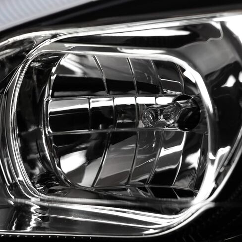 SPEC-D ضبط المصابيح الأمامية لجهاز العرض الكروم مع إشارة تسلسلية LED متوافقة مع 2006-2008 مرسيدس بنز W164 ML350 ML500 ML-Class، مجموعة المصابيح الأمامية اليسرى + اليمنى in Saudi Arabia