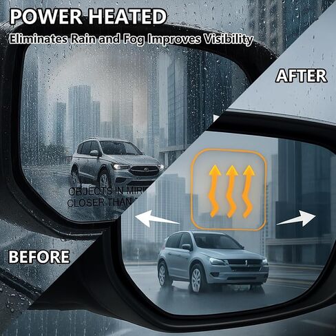 PIT66 Right Passenger Side Door Mirror Compatible with Honda Civic 2016-2021 Power Mirror, Non-Heated, 3-Pin Manual Folding White HO1321283 in Saudi Arabia