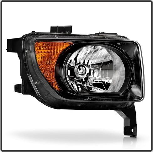 KEEKPO - For 2003 2004 2005 2006 2007 2008 Honda Element DX|EX|LX Black Headlights Headlamps Pair Set Driver & Passenger in Saudi Arabia
