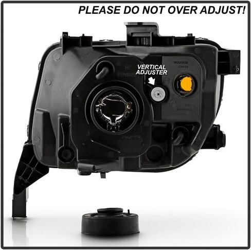 KEEKPO - For 2003 2004 2005 2006 2007 2008 Honda Element DX|EX|LX Black Headlights Headlamps Pair Set Driver & Passenger in Saudi Arabia