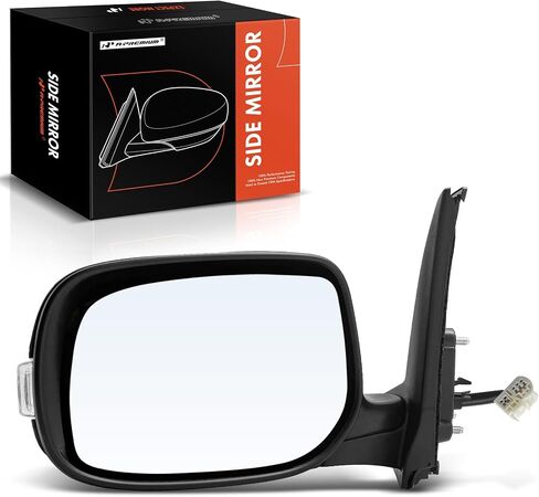 A-Premium Passenger Side Power Door Mirror - Compatible with Scion xB 2008-2015 - Non-Heated Manual Folding Black Outside Rear View Mirror - Replace# 87910-12D50 in Saudi Arabia