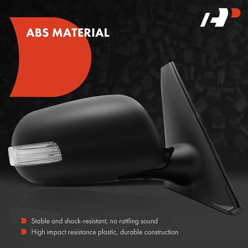 A-Premium Passenger Side Power Door Mirror - Compatible with Scion xB 2008-2015 - Non-Heated Manual Folding Black Outside Rear View Mirror - Replace# 87910-12D50 in Saudi Arabia